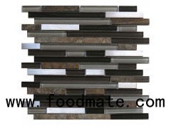 Glass Mosaic Tile Kitchen Backsplash