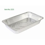 Steam Table Aluminium Foil Food Containers With Lids Takeaway Trays For Party Buffet Extra Deep