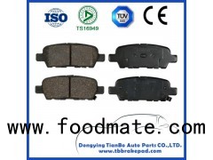 Wear Resistant Semi Metallic Car Brake Pad For Suzuki Vitara Rear With Shim