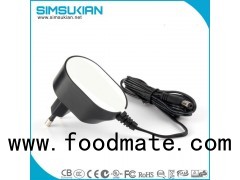 24W EU Plug AC DC Wall-Mount Adapter