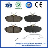 Ford Mustang Wear Resistance Low Metal City Region Rear Brake Pad With ISO Certification