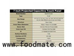 7" Industrial Capacitive Touch Screen With I2C Interface