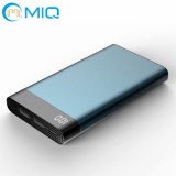 10000mAh aluminium alloy metal LCD Double output portable power bank