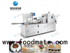 Knife cut steamed bread machine