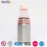 600ml Plastic Water Bottle /Stainless Steel Bottle Body