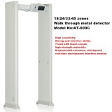 18 zones update high sensitivity walk-through metal detector security gates made in china