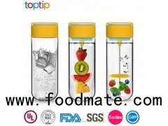 Plastic Fruit Infuser Water Bottle