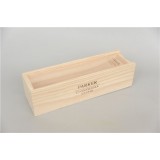 Wooden Wine Box With Slide Lid