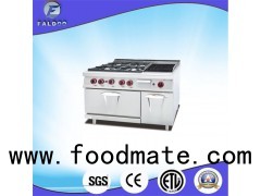 Gas Range Lava Rock Grill Oven