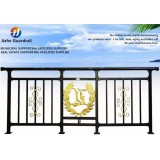 Zinc-coated Metal Balcony Railing