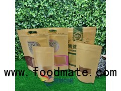 Stand-up Kraft Paper Coffee Bags With Window