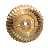 Impeller brass prototypes for home product CNC machine process