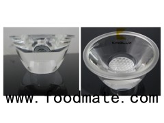 led glass lens reflector