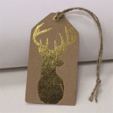 Hot Stamped Foil Hang Tags Printing And Gold Foil Stamped Printed Hang Tags