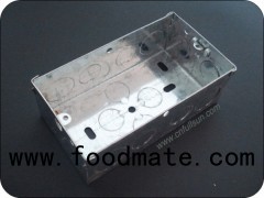 2 Gang Galvanized Electrical Steel Box