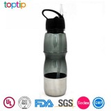 Hydration Bottle with Lid and Straw