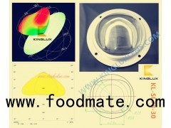 asymmetrical led lens for led landscape lamps