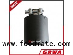 Single Carbon Fiber Exhaust Tips for Car