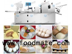 Knife cut steamed bread machine