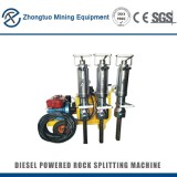 hydraulic granite rock and concrete splitter|electric or diesel pump station