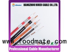 Quad-shield RG6 Coaxial Cable