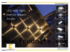 narrow beam glass led cylindrical lenses for led wall lights