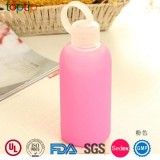 Glass Water Bottle with Silicone Sleeve