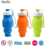 Top Quality BPA Free Collapsible Silicone Water Bottle