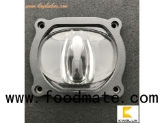 led street light TYPE 2 glass optical lenses 85mm