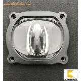 led street light TYPE 2 glass optical lenses 85mm