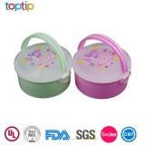 Plastic Lunch Box with Handle