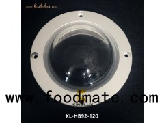 glass 120degree led flood light lens 92mm