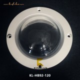 glass 120degree led flood light lens 92mm