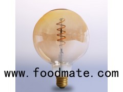 Curved filament led bulb G40