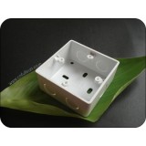 1 Gang PVC Switch Box Without Brass Nut