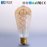 Spiral filament led bulb ST19