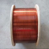 Acetal enamelled copper (aluminum) flat wire