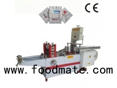 Napkin machine with color printing system