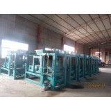 Cement block forming machine