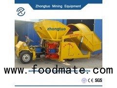 automatic trailer mounted shotcrete machine