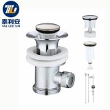 Sink bathroom brass stopper replaceable plug bath tub drainers