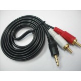 Hot Sale Transparent Pvc Flowing Light Aux Led Light Aux Audio Cable Copper Rca Speaker Cable