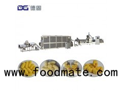 Luxurious tasty corn puffed snacks food making twin screw extruder