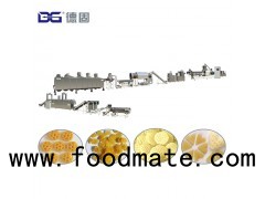 Twin screw extruder cone corn snack pellets machine maker manufacturer