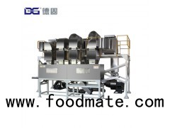 Hot air toaster/popper/puffing machine for popcorn, corn flakes, snack pellets