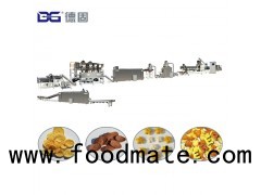 Hot sale breakfast cereal choco filled pillow snacks food making machine manufacturer