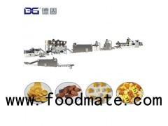 Hot sale breakfast cereal choco filled pillow snacks food making machine manufacturer