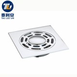 Bathroom chrome brass shower auto-odor floor drain