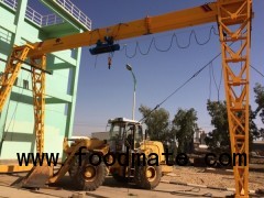 MH Electric Gantry Crane With Rail Track