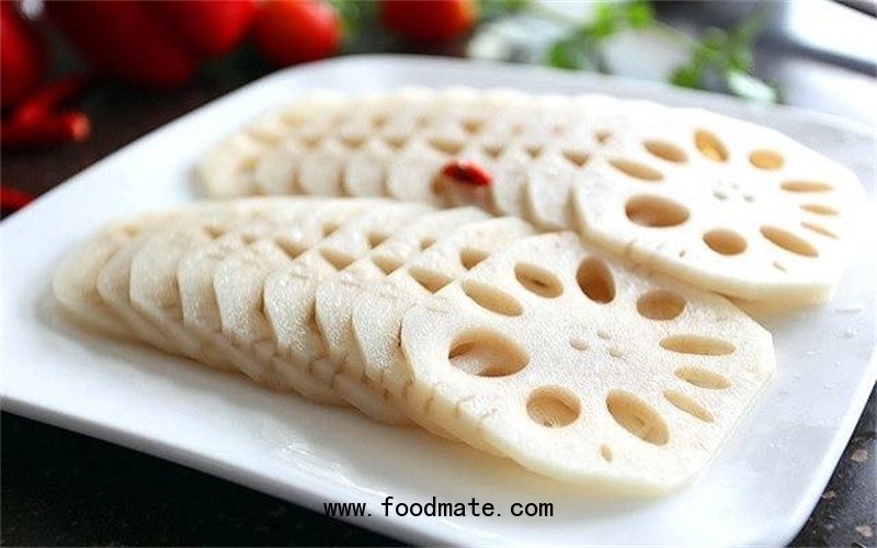 Fresh Frozen Edible Sliced Lotus Root Chips High Quality Rhizome Slices Vegetable
